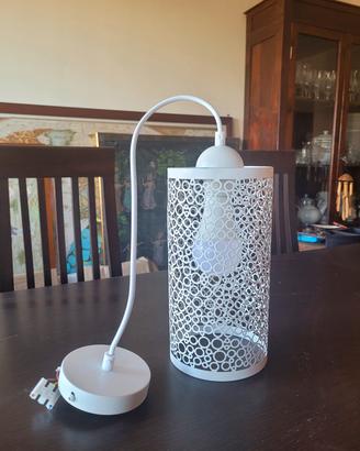 Lampadario a sospensione IKEA Sötrönn bianco
