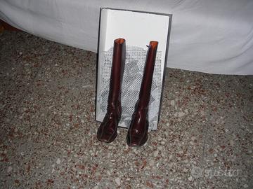 Stivali di pelle rossetti