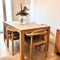 Tavolo Tikamoon modello Eden in legno massello