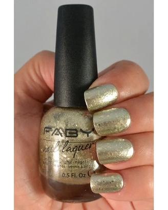 Smalto per Unghie colore oro glitterato glitter ve