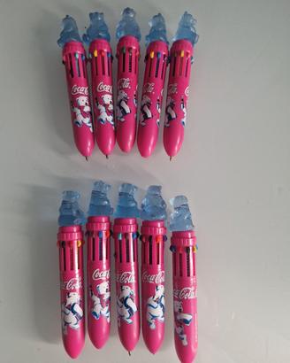 coca cola multi penna rosa n. 10 