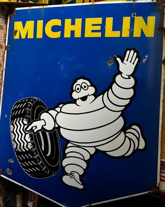 Tabella smaltata Omino Michelin