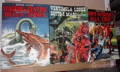 3 libri di favole di G VERNE an 1971 sped gratuita