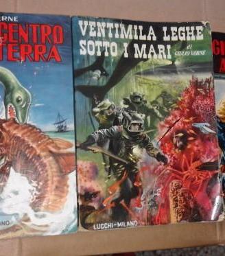 3 libri di favole di G VERNE an 1971 sped gratuita