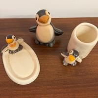 Set da bagno pinguini Thun