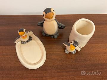 Set da bagno pinguini Thun