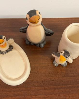 Set da bagno pinguini Thun