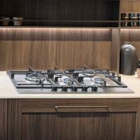 piano cottura INOX grundig 4 bruciatori +1 wok