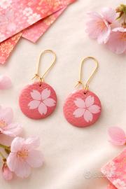 orecchini in decoupage giapponese 