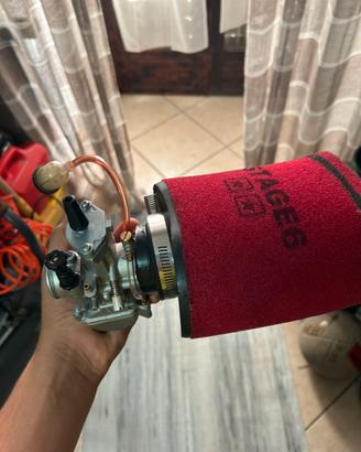 carburatore motoforce , e filtro stage 6
