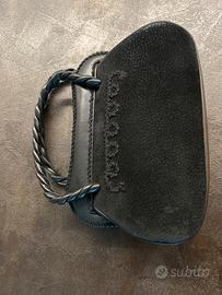 Borsa a mano nera vintage