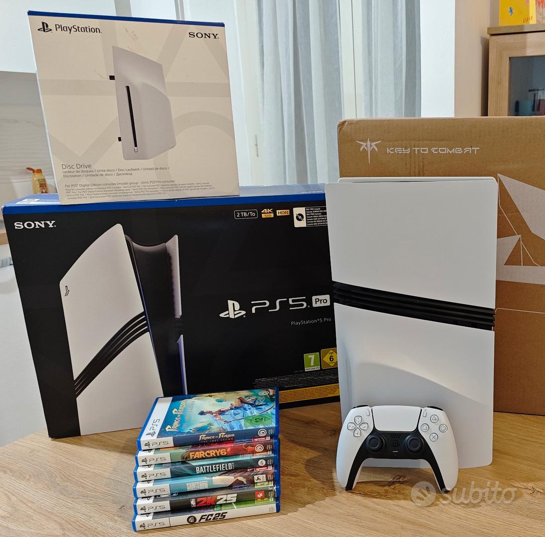 PS5 PRO 2TB + LETTORE + 6 GIOCHI PRONTA PER GTA 6 - Console e ...