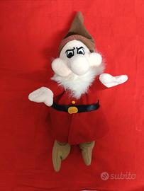 Peluche nano brontolo 30 cm con zip sulla schiena