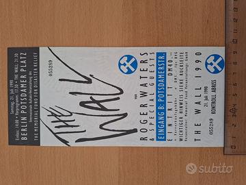 Biglietto concerto The Wall 1990 Roger Waters