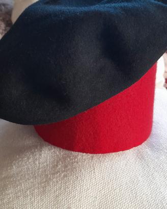 Berretto basco vintage lana merino,originaleSpagna