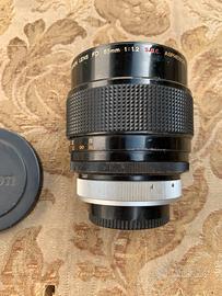 Canon 85 mm f 1,2 asferico vintage