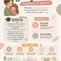 Servizio di babysitter da settembre