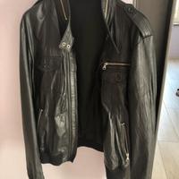 Giacca in pelle Mangano uomo tg 52