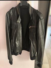Giacca in pelle Mangano uomo tg 52