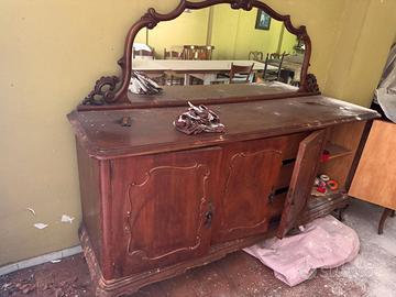 Mobile antiquariato Toilette Noce con Specchio