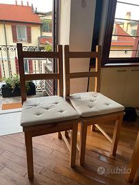 Due sedie IKEA IVAR