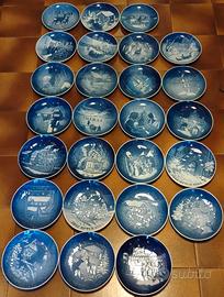 collezione completa piatti natale B&G 1965 1990 