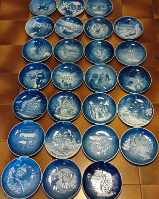 collezione completa piatti natale B&G 1965 1990 