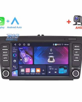 RADIO GPS ANDROID 10 PER SKODA OCTAVIA 09-13 USB T