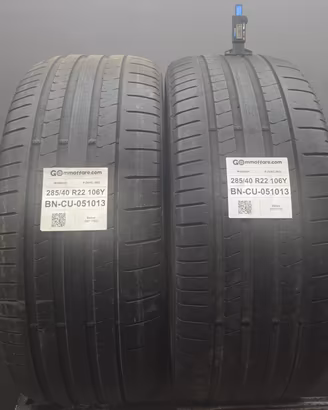 2 Pneumatici 285/40 R22 Pirelli P - Zero (Mo)
