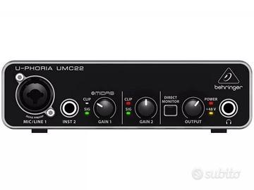 BEHRINGER UMC22 scheda audio
