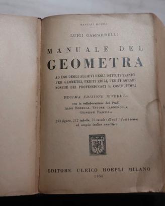Manuale del Geometra Hoepli 1956