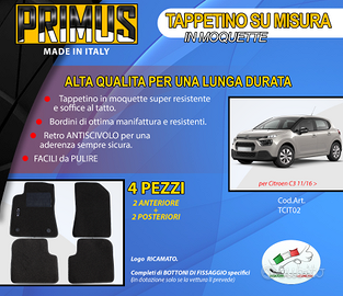 Tappetini Auto C3 11/16>