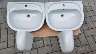 LAVABO SOSPESO DURAVIT CON SEMICOLONNA