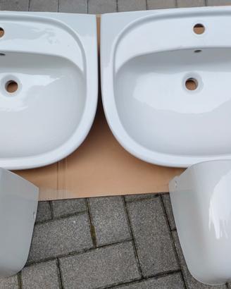 LAVABO SOSPESO DURAVIT CON SEMICOLONNA