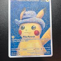 Pikachu Van Gogh Grey Felt Eng