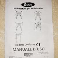 Imbracatura per sollevatore