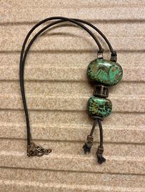 Collana Athena gioielli argento e pendente turhese