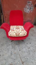 vintage poltrona di design modernariato 