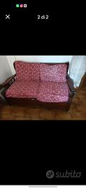 Divano letto in legno