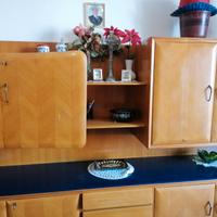 Credenza vintage mobile bar anni 50 legno massello