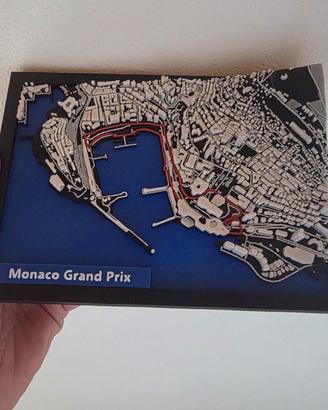 Quadro monaco grand prix circuito f1 