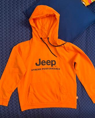 Felpa JEEP arancione, mis. M