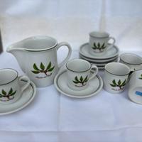 ☕🌿 Servizio da caffè vintage – Pianta del Caffè