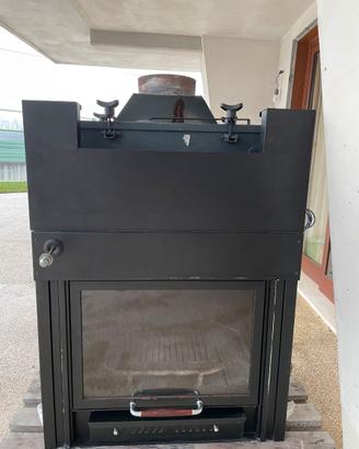 Termocamino a circuito chiuso IdroTermo 34Kw