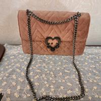 borsa a tracolla  di velluto