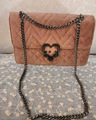 borsa a tracolla  di velluto
