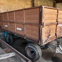 Carro 2 assi con ralla 5,00 m x 2,1 m omologato
