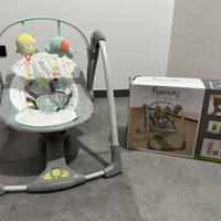 Altalena robotizzata con musica neonati