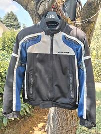 Giacca moto Spyke Tg.M con protezioni e antivento