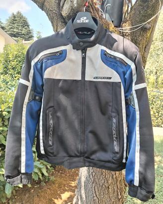 Giacca moto Spyke Tg.M con protezioni e antivento